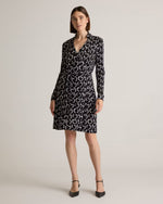 100% Silk Jersey Mini Wrap Dress - US 4467