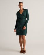100% Silk Jersey Mini Wrap Dress - US 4661