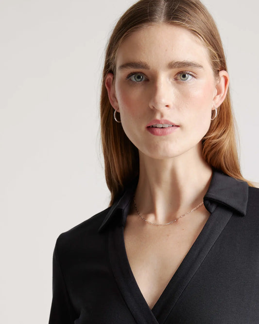 100% Silk Jersey Mini Wrap Dress - US 8965