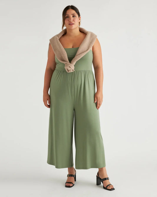 Tencel Jersey Wide Leg Jumpsuit - US 2308