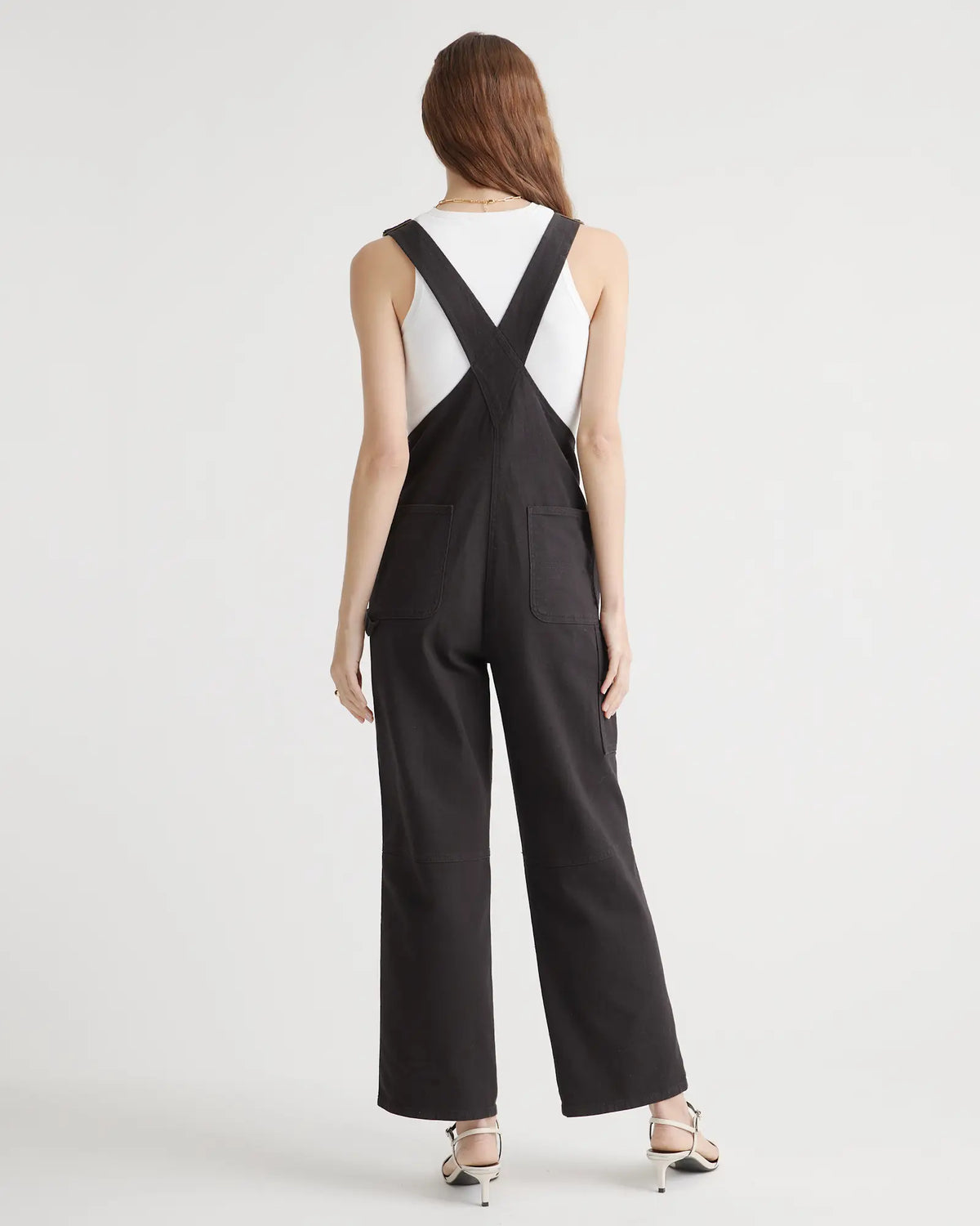 Organic Stretch Cotton Twill Relaxed Overalls - US 3978