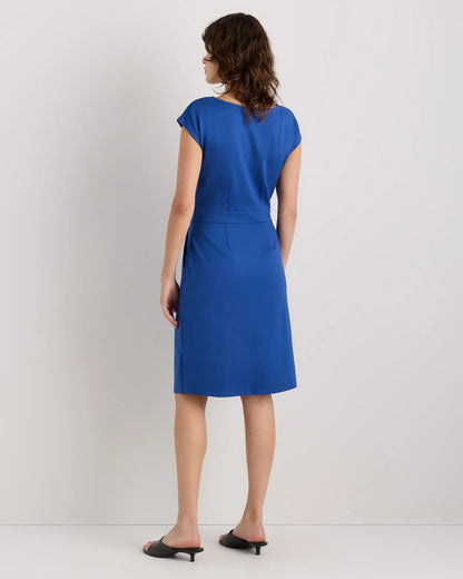 Ultra-Stretch Ponte Cap Sleeve Dress - US 9429