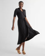 Tencel Jersey Midi Wrap Dress - US 2582