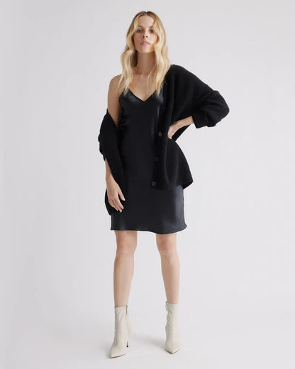 100% Washable Silk Mini Slip Dress - US 6699