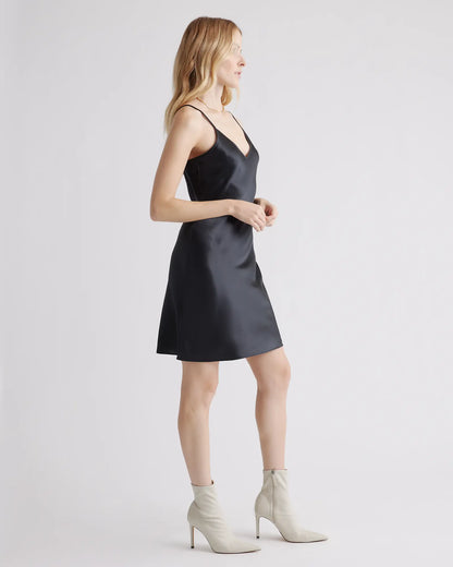 100% Washable Silk Mini Slip Dress - US 6699