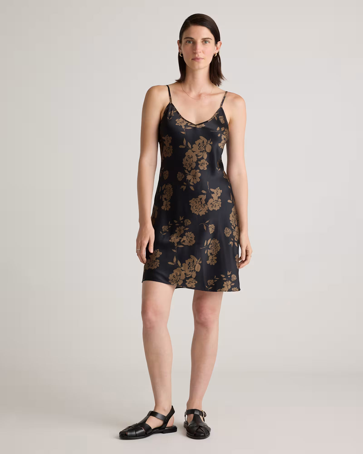 100% Washable Silk Mini Slip Dress - US 4075