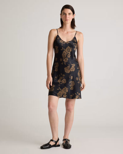 100% Washable Silk Mini Slip Dress - US 4075