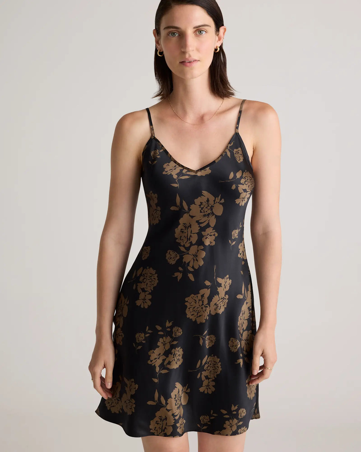 100% Washable Silk Mini Slip Dress - US 4075
