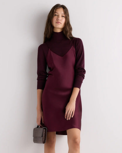 100% Washable Silk Mini Slip Dress - US 6928