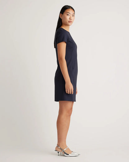 Italian Wool Short Sleeve Dress - US 6108