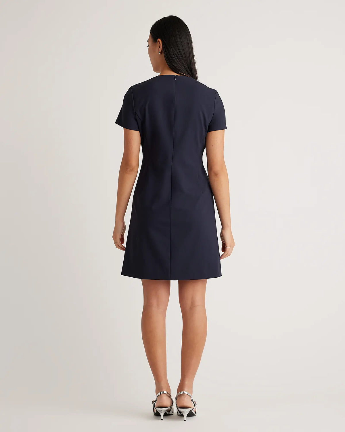 Italian Wool Short Sleeve Dress - US 6108