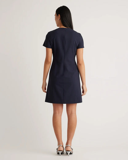 Italian Wool Short Sleeve Dress - US 6108