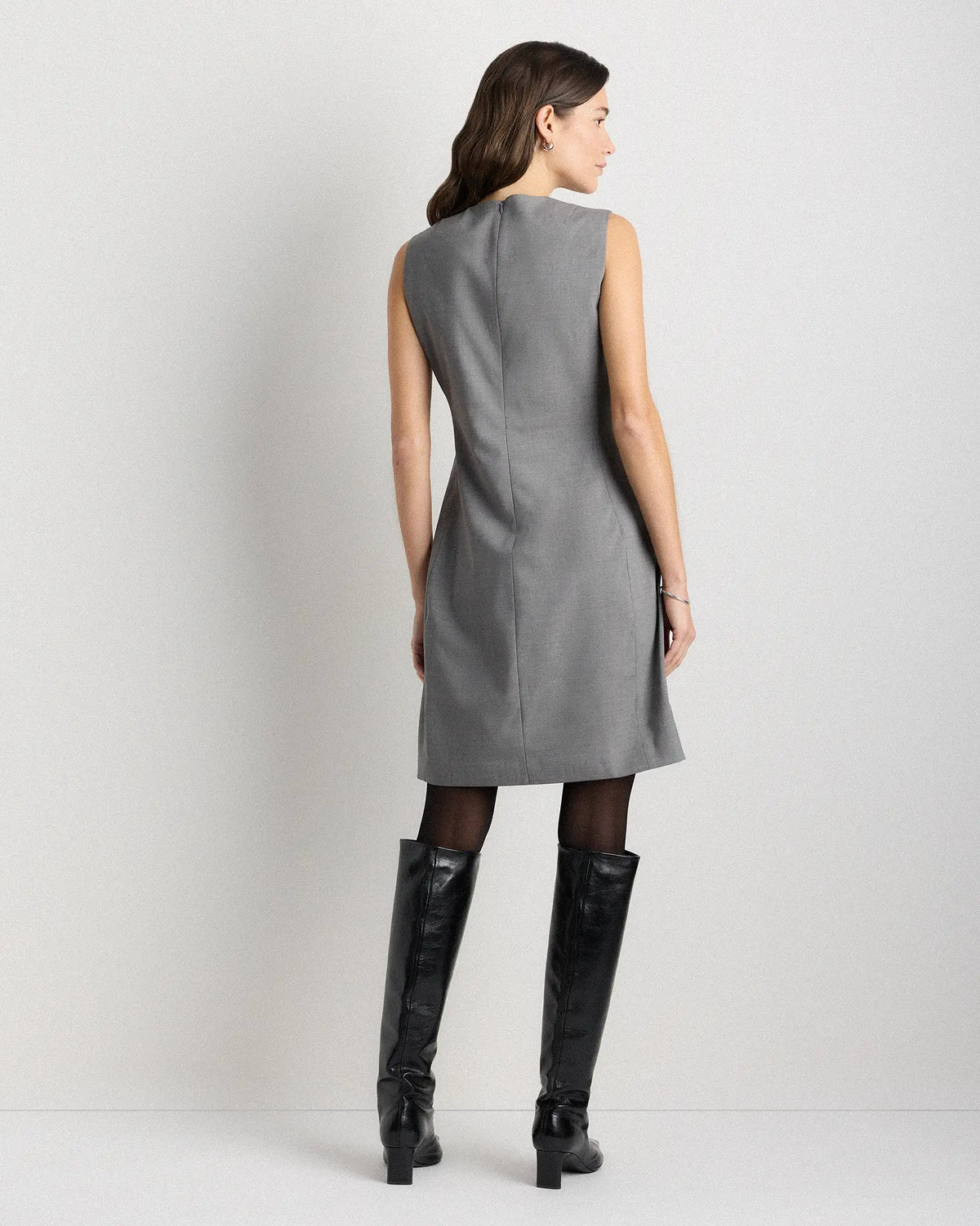 Italian Wool Sleeveless Dress - US 8845