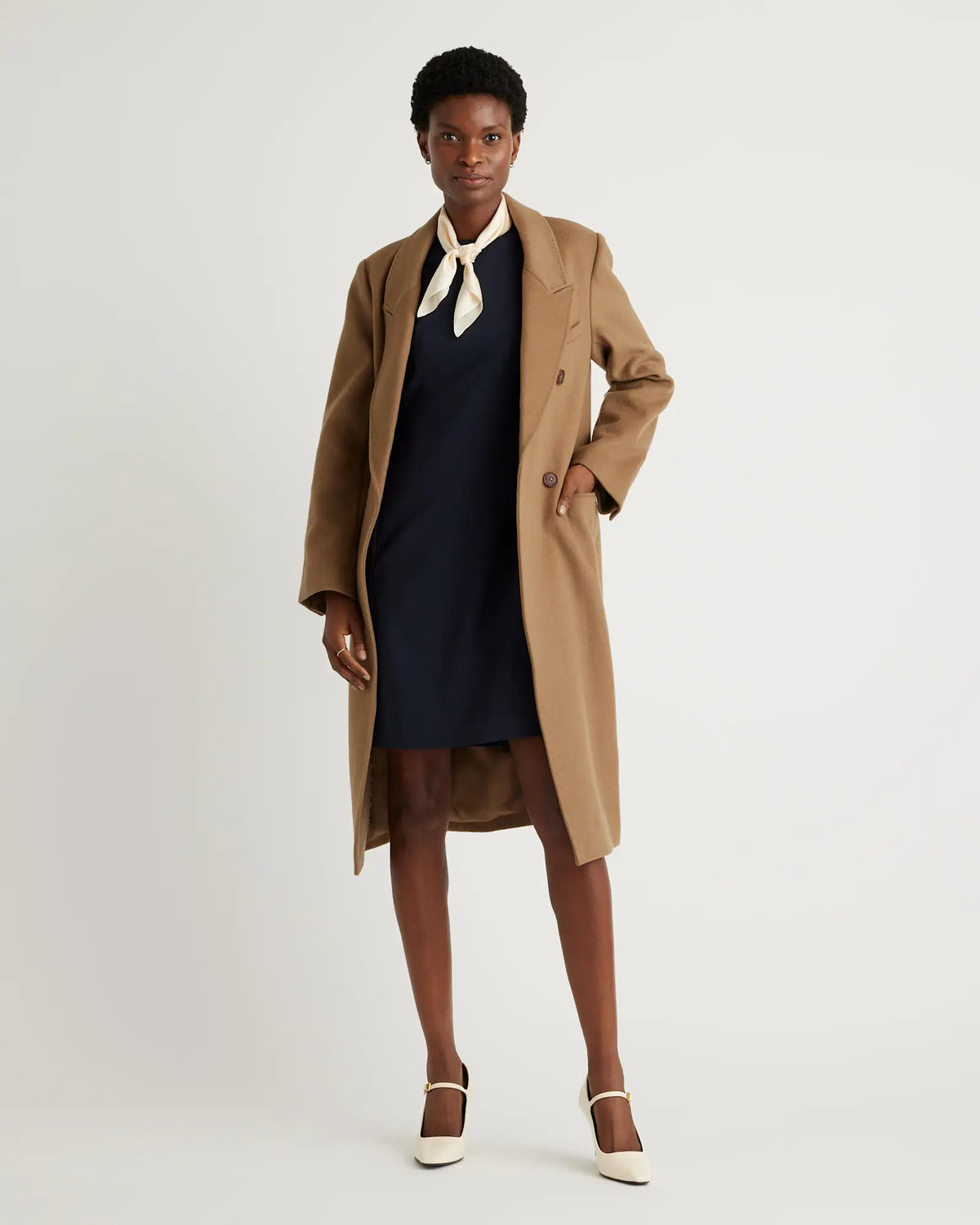 Italian Wool Sleeveless Dress - US 2983