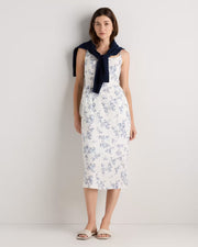 Ivory Porcelain Blue Petite Floral