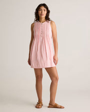 Bayside Stripe Coral/White