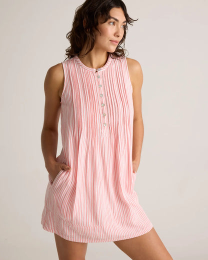 100% Organic Cotton Gauze Sleeveless Swing Dress - US 5672