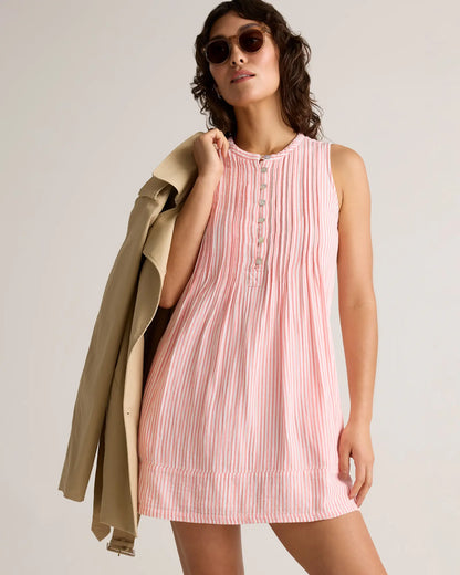 100% Organic Cotton Gauze Sleeveless Swing Dress - US 5672
