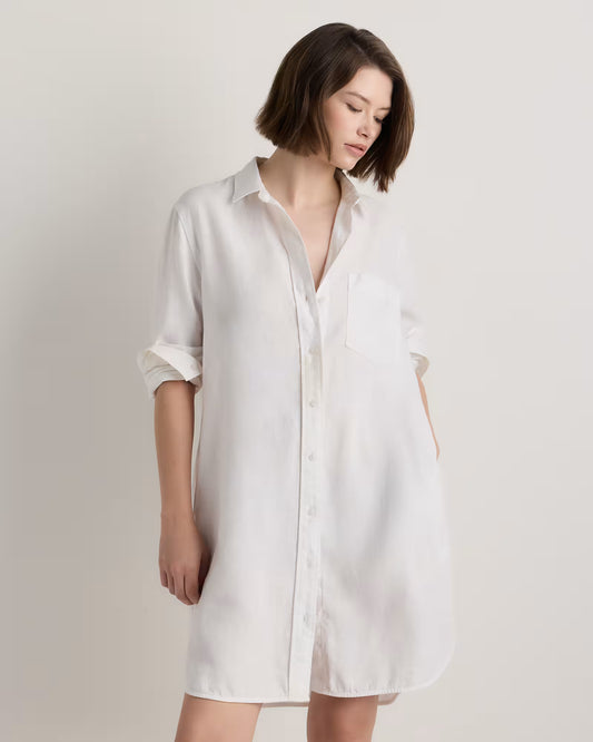 100% European Linen Shirt Dress - US 3861