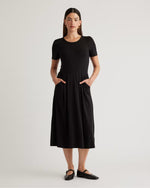Tencel Jersey Short Sleeve Midi Dress - US 7900