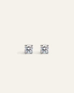14K Gold Lab Grown Diamond Four-Prong Solitaire Studs - 1ctw - US 4372