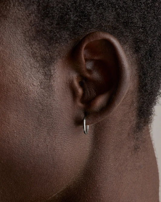14K Gold Classic Hoops - US 5638