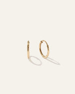 14K Gold Classic Hoops - US 7601