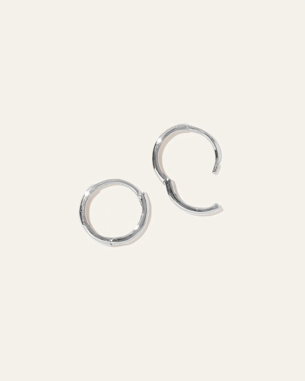 14K Gold Second Piercing Tiny Huggie - Pair - US 0454