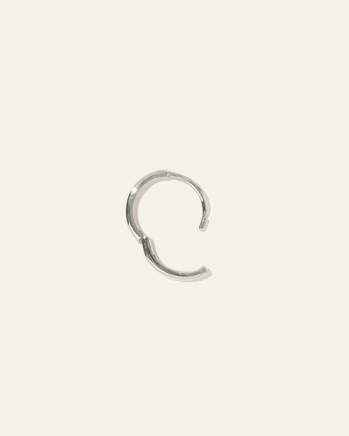 14K Gold Second Piercing Tiny Huggie - Single - US 7755
