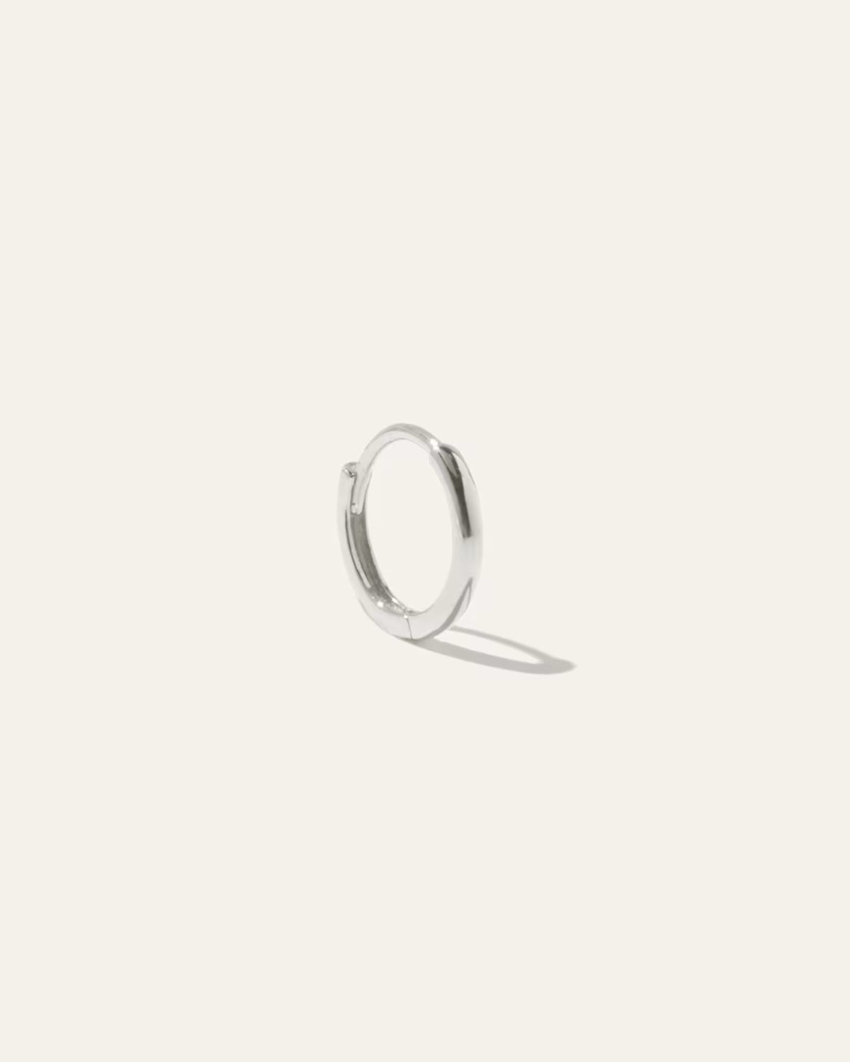 14K Gold Second Piercing Tiny Huggie - Single - US 7755