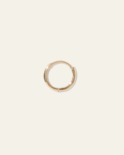 14K Gold Second Piercing Tiny Huggie - Single - US 6173