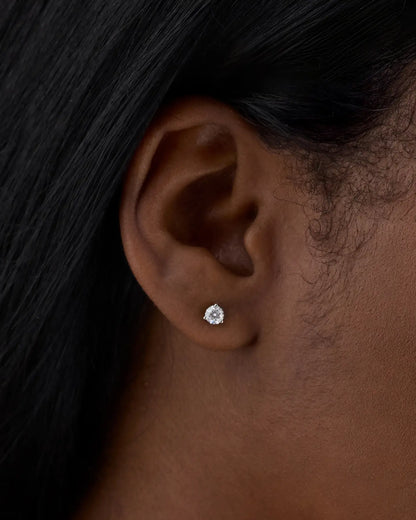 14K Gold Lab Grown Diamond Martini Studs - 0.50ctw - US 8989