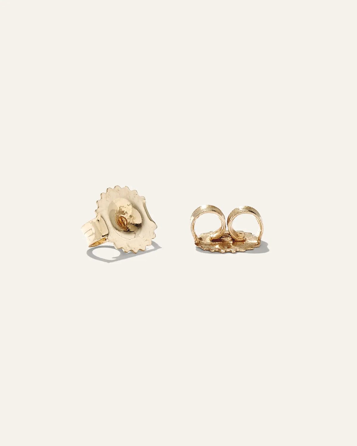 14K Gold Lab Grown Diamond Princess Solitaire Studs - 1ctw - US 7200