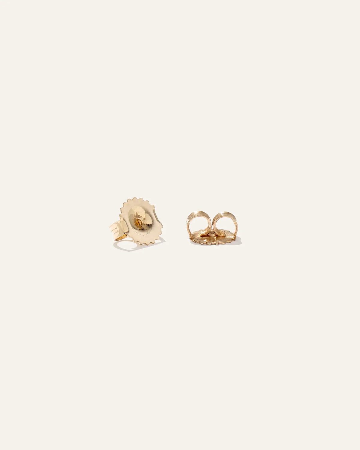 14K Gold Lab Grown Diamond Princess Solitaire Studs - 2ctw - US 4032