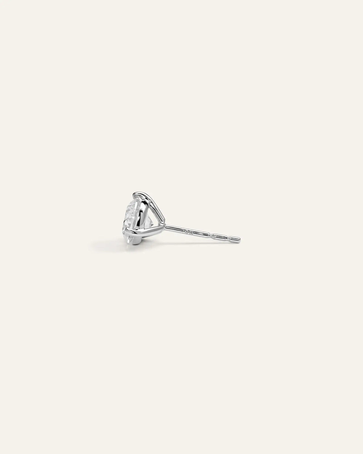 14K Gold Lab Grown Diamond Martini Studs - 1.5ctw - US 9207