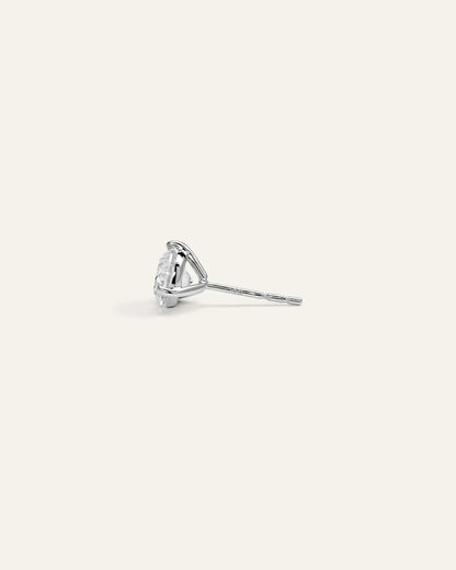 14K Gold Lab Grown Diamond Martini Studs - 1.5ctw - US 9207