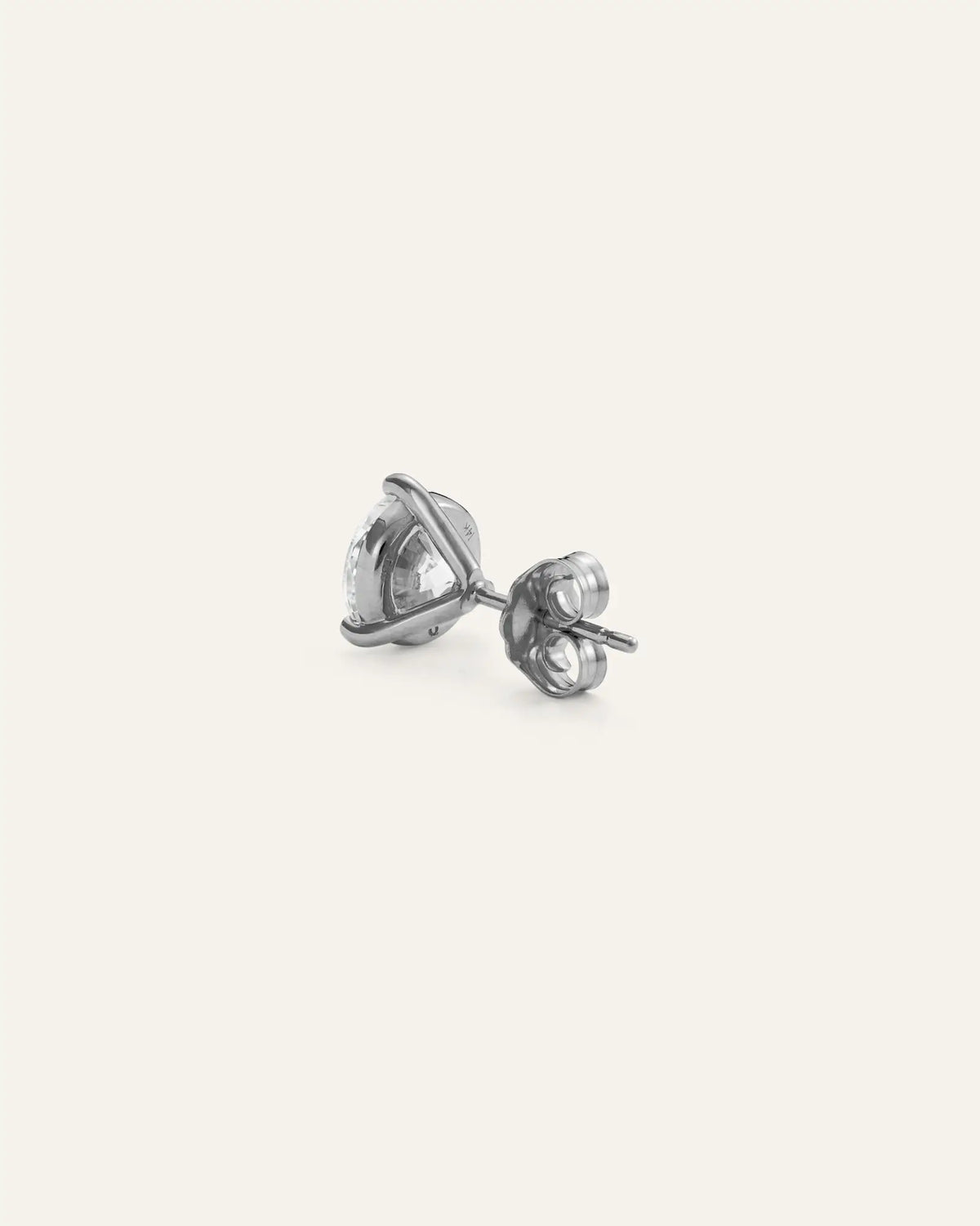 14K Gold Lab Grown Diamond Martini Studs - 2.5ctw - US 1551