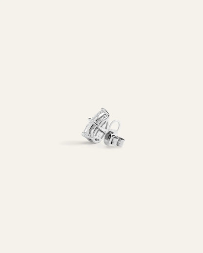 14K Gold Lab Grown Diamond Statement Pear Studs - 6ctw - US 7770