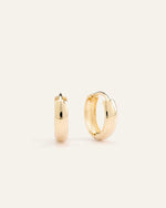 14K Gold Bold Hoops - US 9670