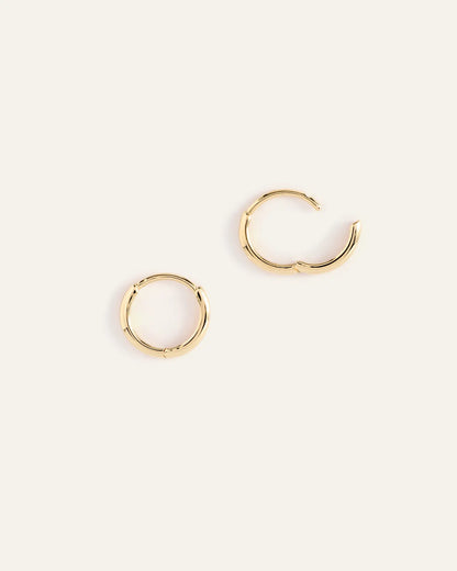 14K Gold Bold Hoops - US 9670