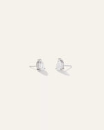 14k Gold Lab Grown Diamond Pear Solitaire Studs - 2ctw - US 3675
