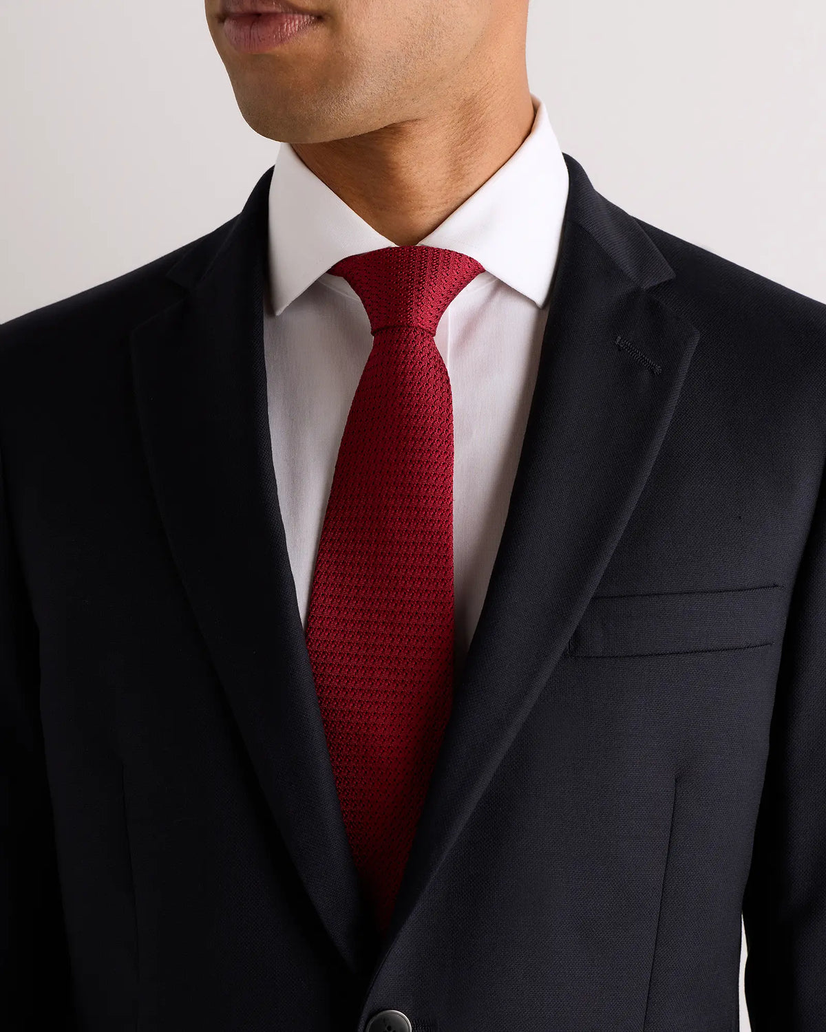 100% Silk Grenadine Tie - US 9835