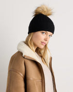 Mongolian Cashmere Pom Pom Beanie - US 8517