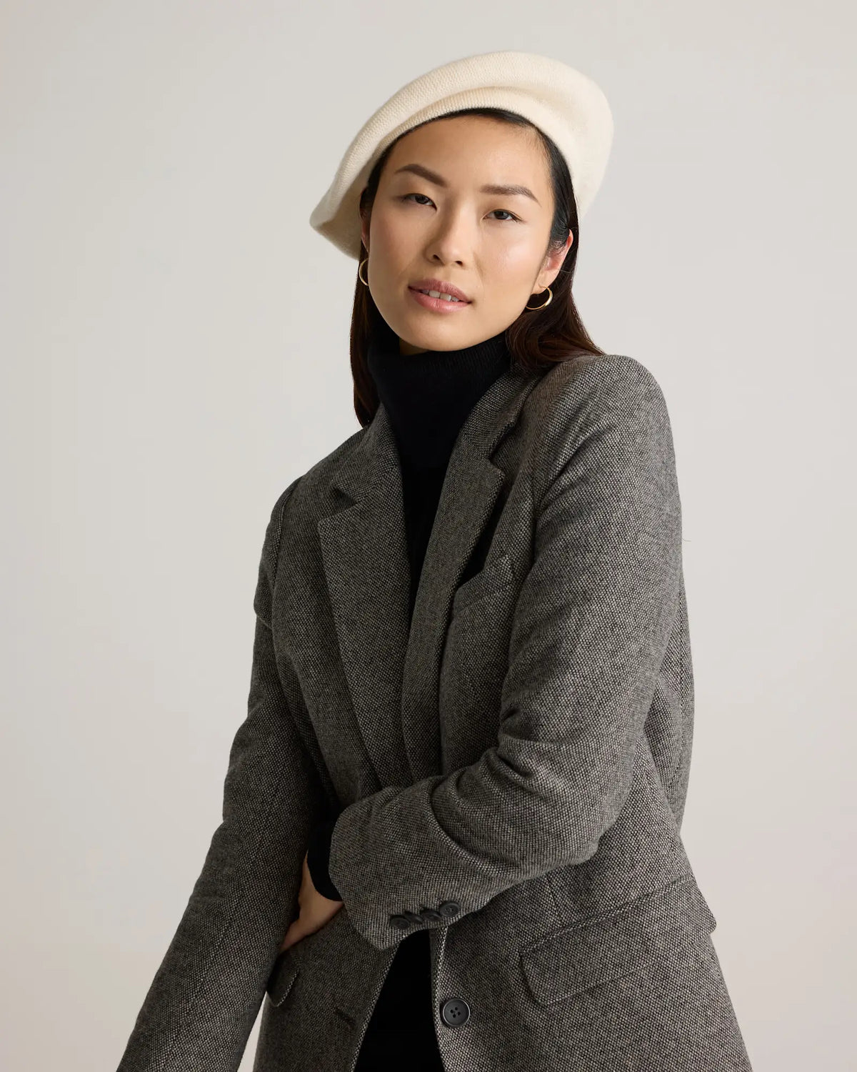 Mongolian Cashmere Beret - US 7812