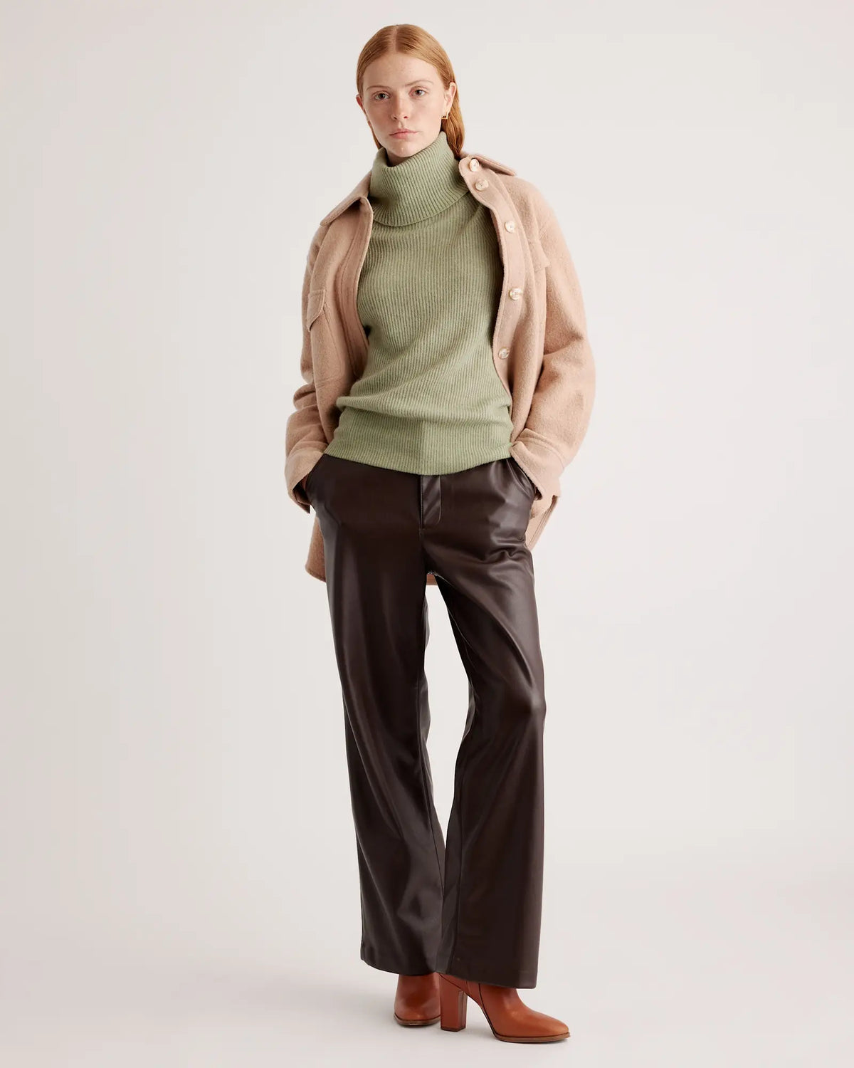Baby Alpaca-Wool Turtleneck - US 7463