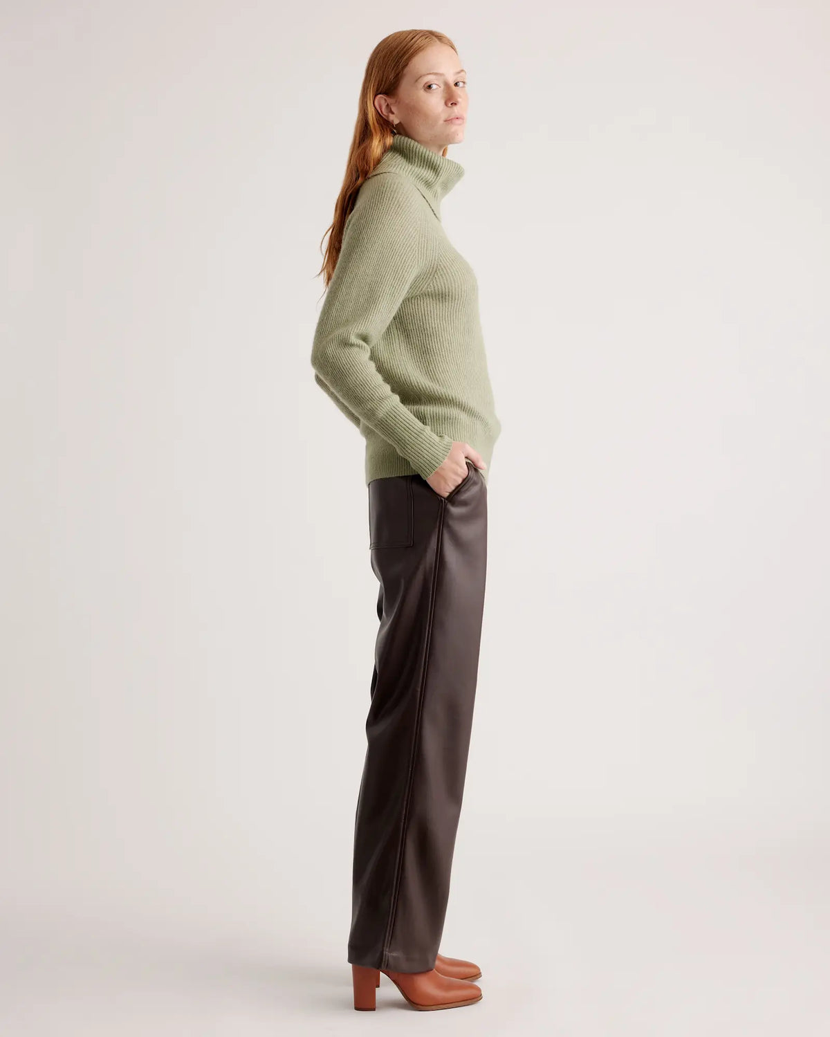 Baby Alpaca-Wool Turtleneck - US 7463