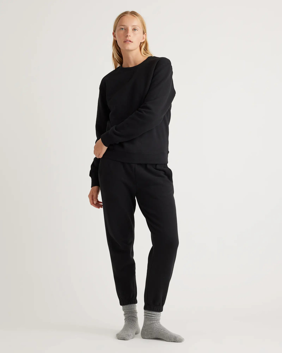 Organic Heavyweight Fleece Boyfriend Crew - US 4368