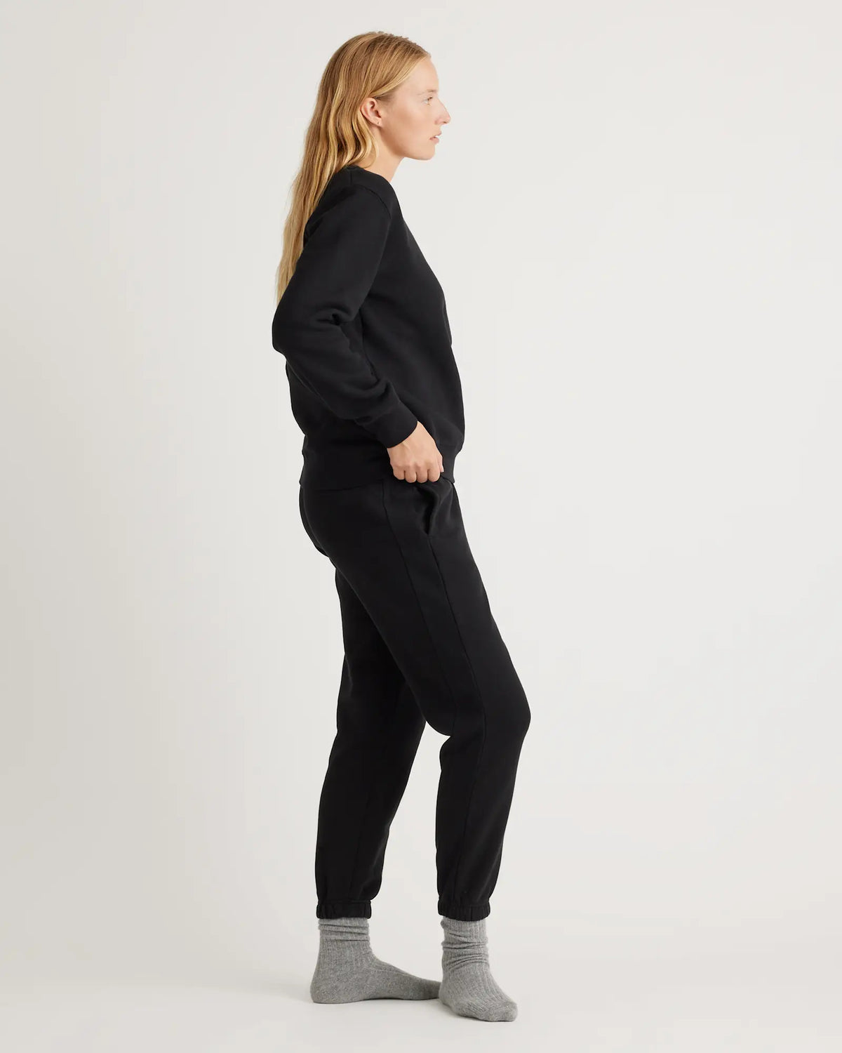 Organic Heavyweight Fleece Boyfriend Crew - US 4368
