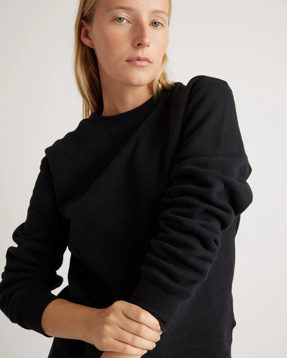 Organic Heavyweight Fleece Boyfriend Crew - US 4368
