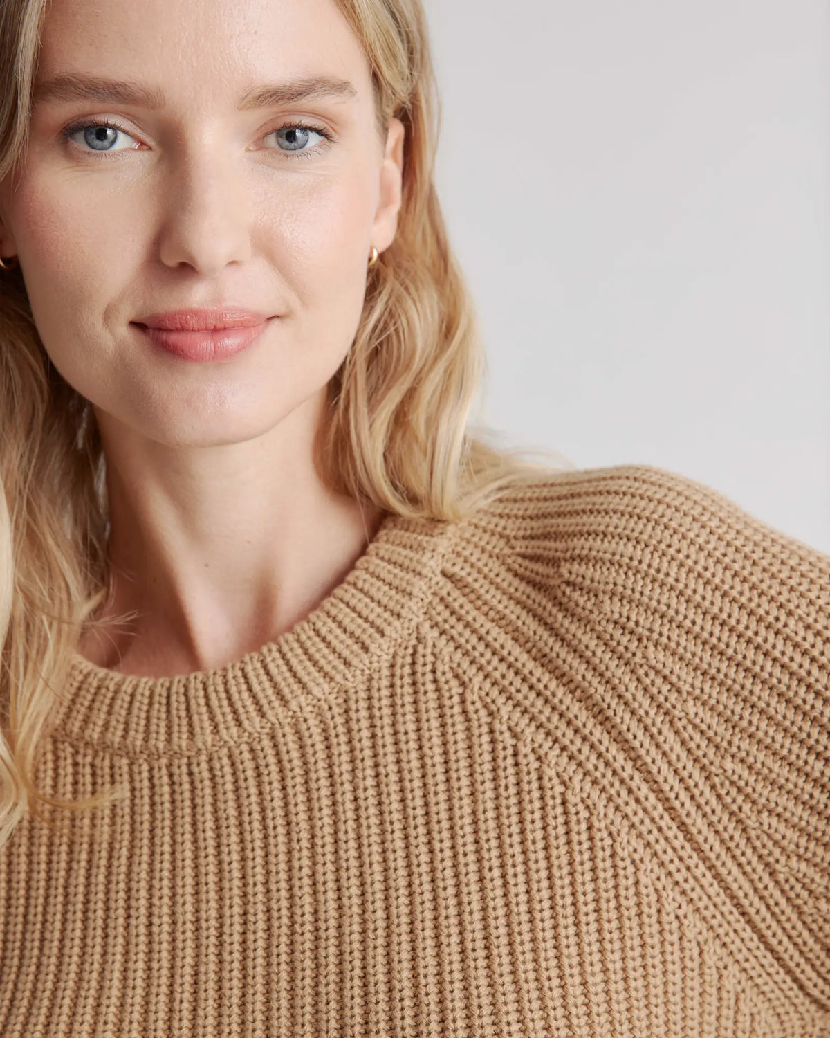 100% Organic Cotton Fisherman Crew Sweater - US 6577